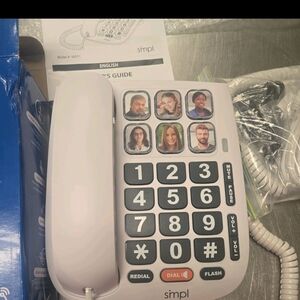 SMPL Amplified + Hands-Free Dialing Photo Phone